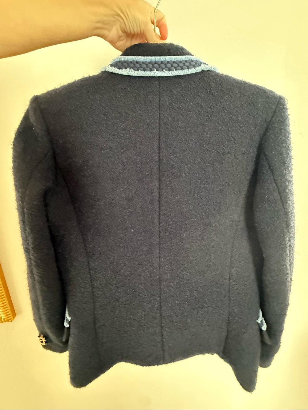 Sandro - Blue tweed blazer - size 36 - US 4 - Excellent condition - Picture 3 of 6